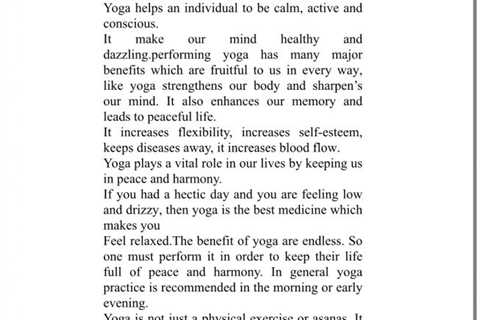 Yoga International Articles