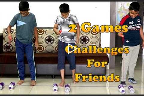 2 Indoor games for kids | Challenges for friends | Fun games at home | party games for everyone