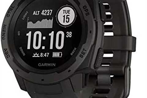 Garmin Instinct – Rugged Outdoor Watch GPS – Features Glonass and Galile – Heart..