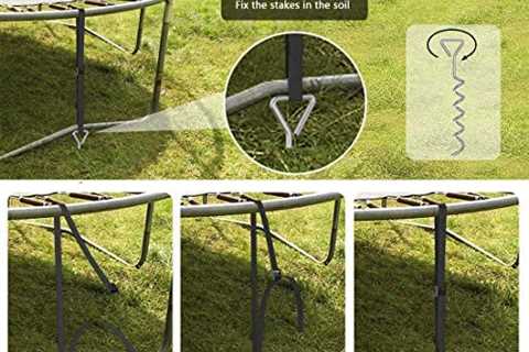 How to Secure Trampoline From Wind - trampolinedude.com