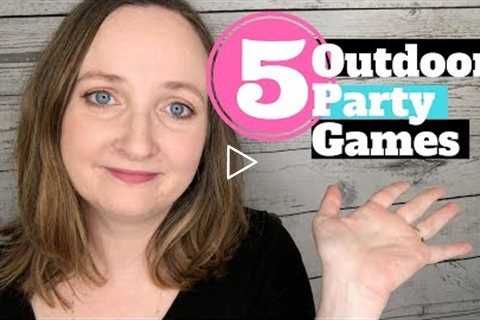 Outdoor Party Games for Kids - Team Building Games