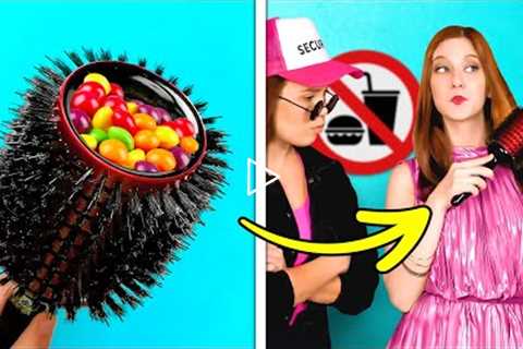 HOW TO SNEAK FOOD FROM ANYONE || Clever Food Hacks And Awkward But Funny Situations