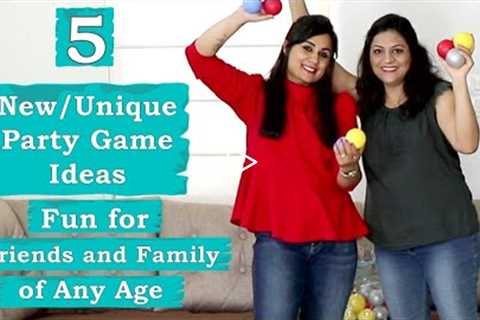 5 Party Games Ideas | New, Unique and Innovative party game ideas | Kitty Party, Family Party