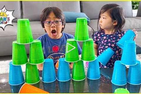 10 things to do at home for kids! | Ryan's World fun kids activities