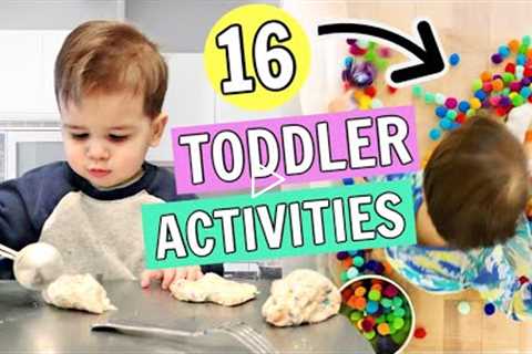 16 Toddler Activities You Can Do at Home | 1-2 year olds