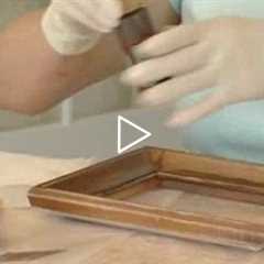 Making Picture Frames Look Old : Painting the Base Coat for Aging a Picture Frame