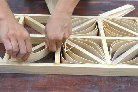 Amazing Creative Woodworking Arts Crafts // Build An Art Table With A Classic And Sturdy Design