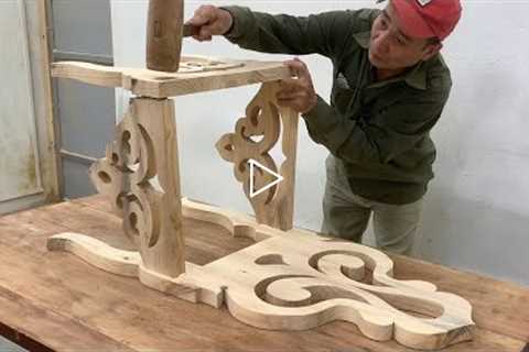 I Love Woodworking // How To Make Very Beautiful And Strong Chairs // Amazing Wood Art