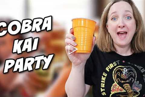 COBRA KAI PARTY Ideas for Adults