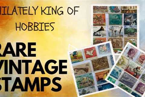 VOL👉🏼1️⃣|Vintage Stamps| King Of Hobbies| Hobbies Of King|Stamp Collection|Philately|Indian Stamps