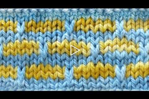 How to Do Basic Mosaic Knitting – Easy Brick Mosaic Pattern