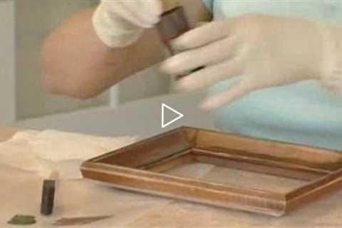 Making Picture Frames Look Old : Painting the Base Coat for Aging a Picture Frame