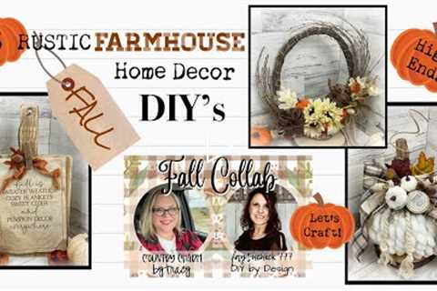 DIY Rustic Farmhouse Fall Crafts | DIY Rustic Farmhouse Fall Home Decor | DIY Fall Crafts 2022