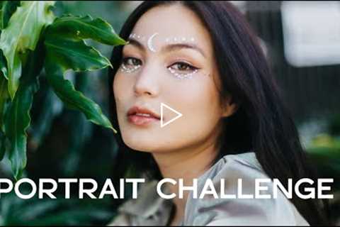 3 MINUTE PORTRAIT PHOTOGRAPHY CHALLENGE!