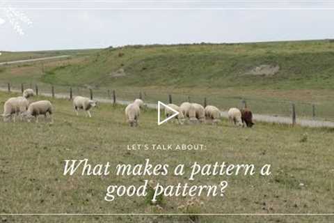 What makes a knitting pattern a good pattern? | A discussion with HERBGARDEN knitwear