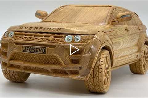 Wood Carving - Range Rover Evoque Overfinch 2013 - Woodworking Art