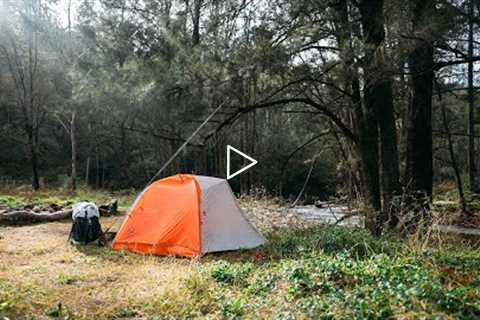 Camping and Fly Fishing for Trout on a Pristine Blue Mountains River