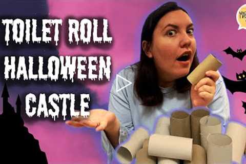 DIY HALLOWEEN CASTLE - How To Make Cardboard Castle