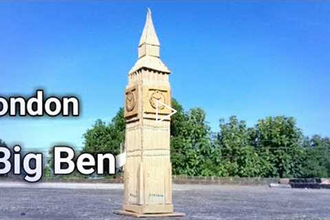 How to make Big ben tower with cardboard ll diy cardboard big ben tower