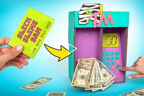 DIY Stylish ATM Machine With Money!