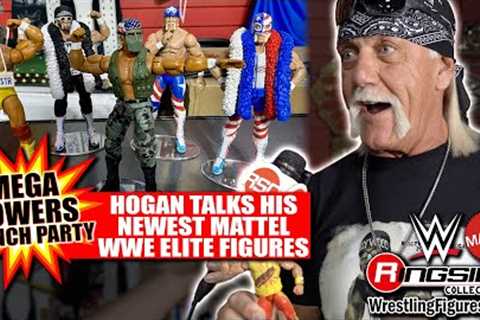 Hulk Hogan Talks His Latest Mattel WWE Wrestling Action Figures at the Mega Powers Launch Party!