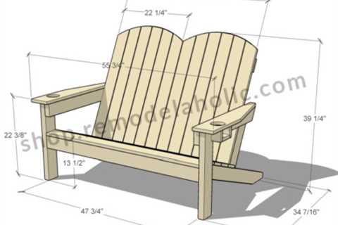 DIY Adirondack Bench Plan (with Cupholders!)