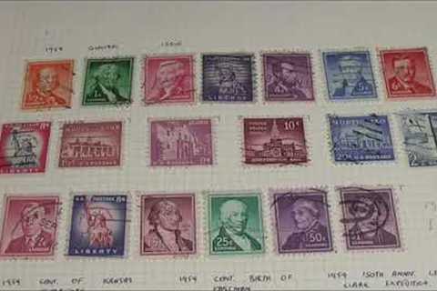 Vintage USA Stamp Album Search #philately #philately #stampcollecting