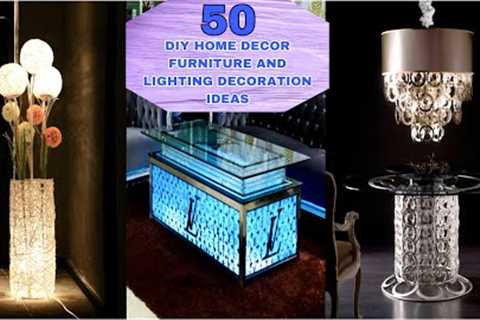 50 DIY HOME DECOR FURNITURE AND LIGHTING DECORATION | DIY | FASHION PIXIES