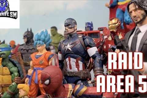 The RAID on AREA 51(Avengers) [Stop Motion Animation film]