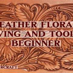 New Online Leather Floral Carving Course in the Academy!