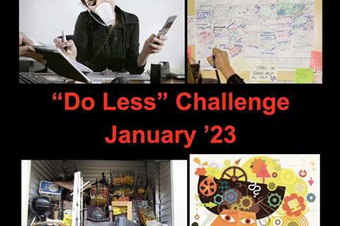 Do Less Challenge: Jan ’23