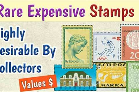 Rare Expensive Stamps Highly Desirable By World Collectors | Prices Of Valuable Postage Stamps