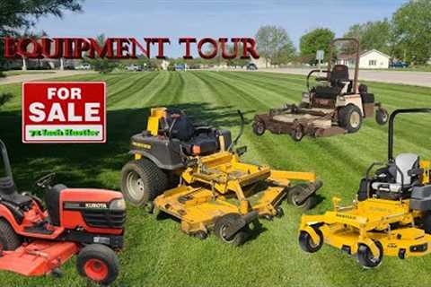 72 Inch Hustler Mower For Sale & Equipment Tour