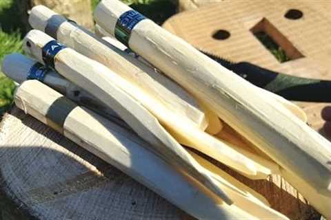 Making Traditional Wooden Clothes Pegs or Pins