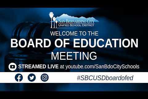 Board of Education Meeting --- February 7, 2023