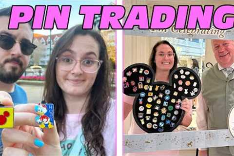 Disney Pin Trading at Magic Kingdom Resorts! | Free Things To Do At Disney World!