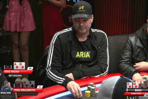 Hellmuth Loses Monster Pot and Quits During Robbi's Live at the Bike Debut