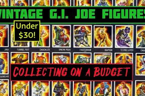 GI Joe Real American Hero Action Figures on a Budget - 12 Affordable Toys to Start Your Collection