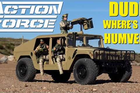 6 Scaled HUMVEE for Valaverse Action Force & GI Joe Classified Series Figures!