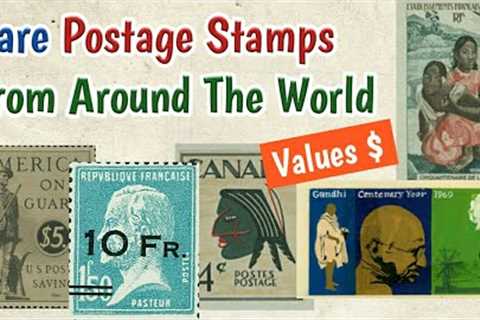 Rare Stamps Worth Money | Rare Stamps From Around The World | Most Valuable Stamps | Philately