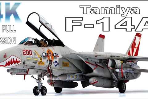 Tamiya F-14A Scale Model Aircraft Build Video (4K Full Version)