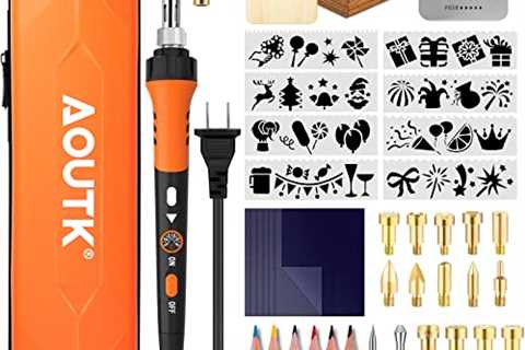 98pcs Wood Burning kit, Professional WoodBurning Pen Tool, DIY Creative Tools Adjustable..