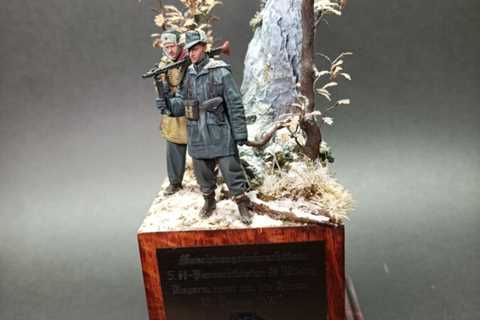 Machine gunners of the 5th SS Wiking Division, Hungary January 1945, Alpine Miniatures 1/35