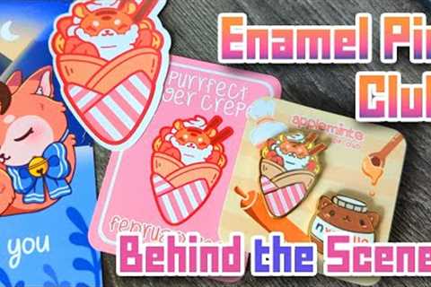 🍩MY ENAMEL PIN CLUB || Behind the Scenes! 🍩