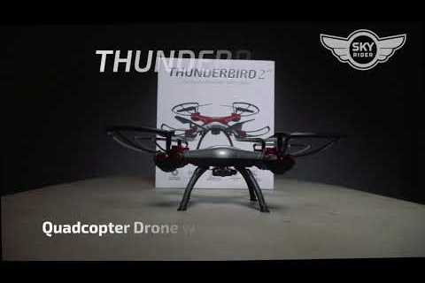 Sky Rider’s Thunderbird 2 Quadcopter Drone with Wi-Fi Camera (DRW330)