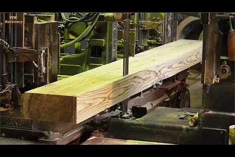 Most Satisfying Factory Wood Sawmill Machines, Extreme Fast  Wood Working Machine