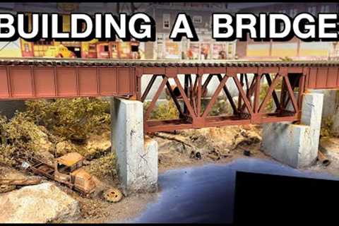 Building a model railroad bridge!