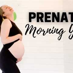 MY MORNING PREGNANCY YOGA ROUTINE | PRENATAL MORNING YOGA | Pregnancy Yoga
