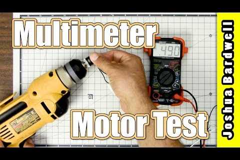 Quadcopter Motor Damaged? How to find out. With a drill.