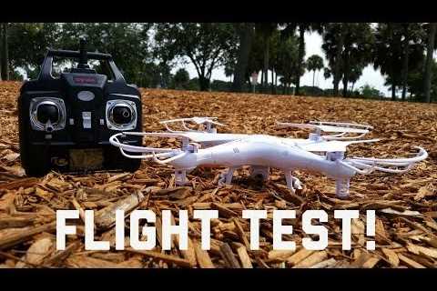 Syma X5C Quadcopter 4CH Built-in HD Camera 2.4G $90.00 – Flight Test!